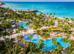 Hilton Aruba Caribbean Resort & Casino overhead view