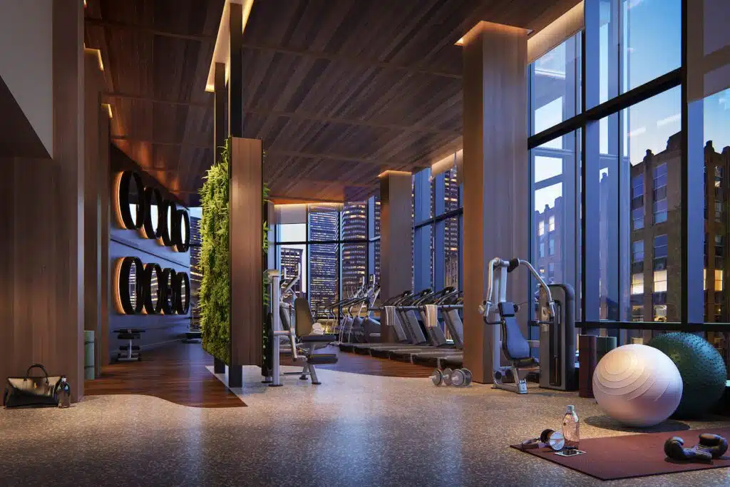 Raffles Boston fitness center
